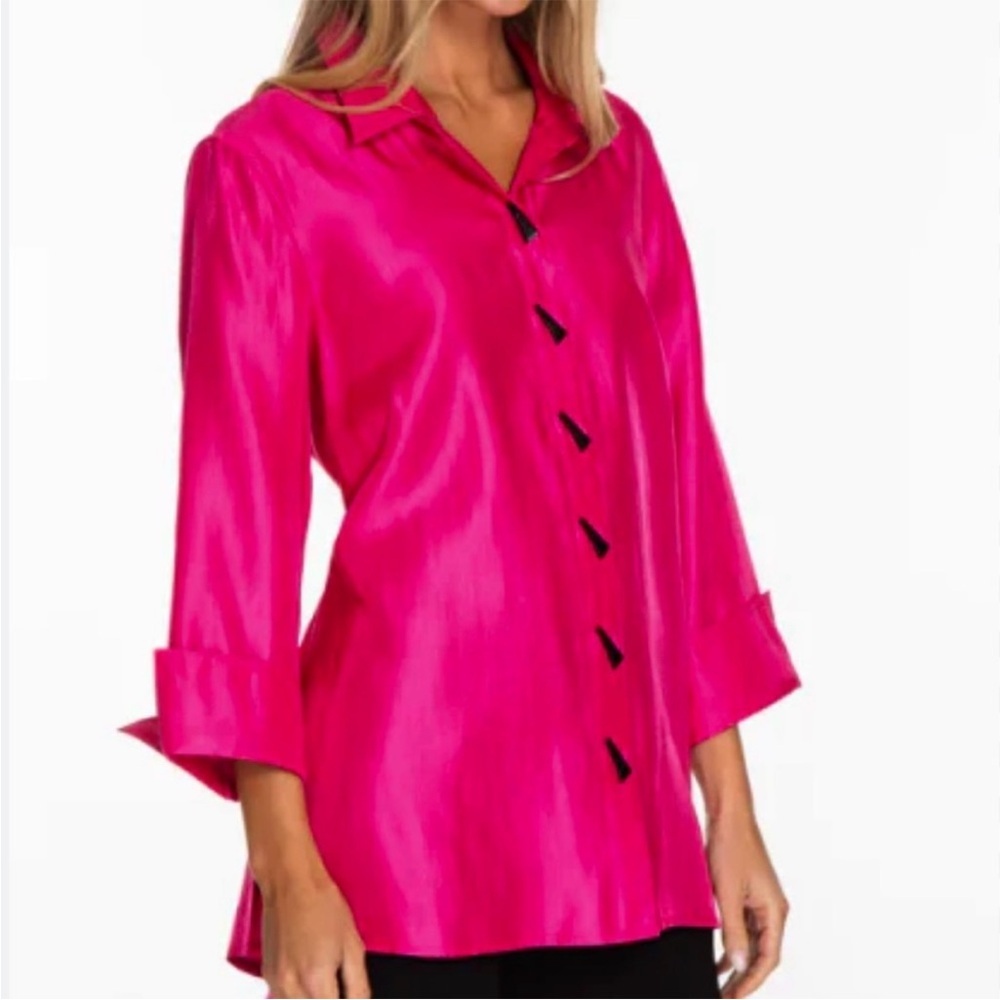 NWT Multiples A-Line Swing Top
Fuchsia Size Large